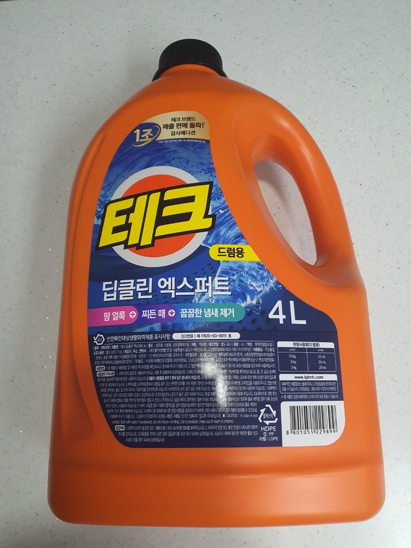 테크 딥클린 엑스퍼트 드럼용 4L (1개) : 다나와 가격비교 [다나와] 테크 딥클린 엑스퍼트 드럼용 4L (1개)