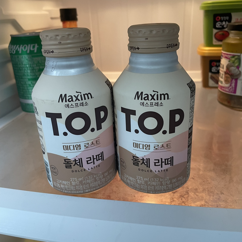 동서식품 맥심 티오피 미디엄 로스트 돌체 라떼 275ml (1개) : 다나와... [다나와] 동서식품 맥심 티오피 미디엄 로스트 돌체 라떼 275ml (1개)